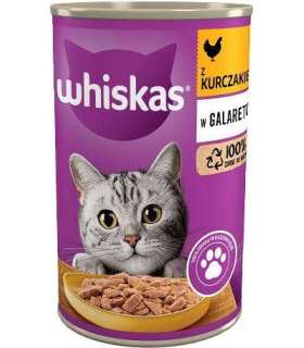 WHISKAS with chicken in jelly - wet cat food - 400g