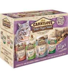 CARNILOVE Cat Wild Origin Fillets - wet cat food - 12x85g