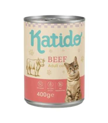 KATIDO wołowina mokra karma dla kota 400g