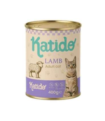 KATIDO Jagnięcina mokra karma dla kota 400gr