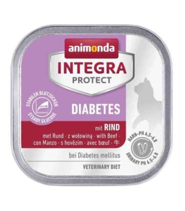 ANIMONDA Integra Protect Diabetes Beef - wet cat food - 100g