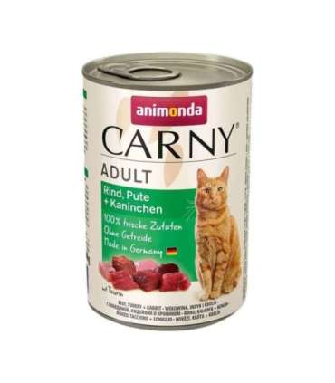 ANIMONDA Carny Adult Beef, turkey, rabbit - wet cat food - 400g