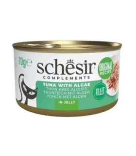 SCHESIR Complements Tuna with algae in jelly - wet cat food - 70g