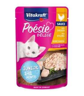 VITAKRAFT POESIE DELICE JUNIOR chicken - wet cat food - 85 g