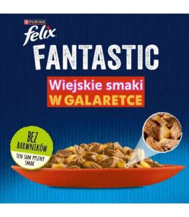 Felix Fantastic country flavors in jelly - Wet food for cats - 24x 85g