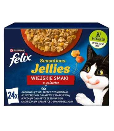 Felix Sensations country flavors in jelly 24 x 85 g