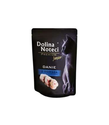 Dolina Noteci Premium Cod and sardine dish - wet food for kittens - 85g