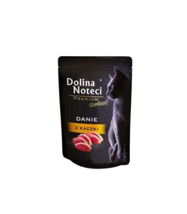 Dolina Noteci Premium Sterilised Duck dish - wet food for sterilized cats - 85g
