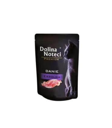 Dolina Noteci Rabbit dish for cats 85g