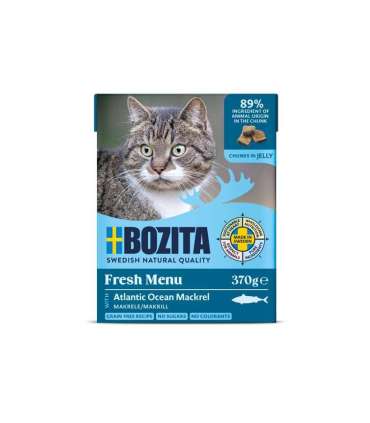 Bozita WITH MACKEREL – CHUNKS IN JELLY