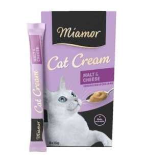 MIAMOR Cat Cream Malt & Cheese - cat treats - 6x15g