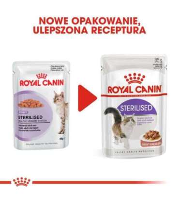 ROYAL CANIN FHN Sterilised in sauce - wet food for adult cats - 12x85g
