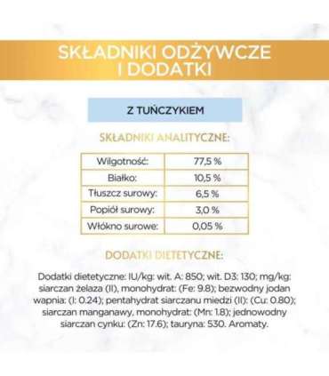 GOURMET GOLD - mousse with tuna 85g