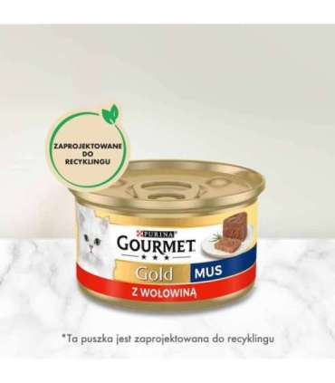 GOURMET Gold Beef - wet cat food - 85g