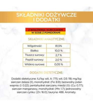 GOURMET GOLD - Casserole beef and chicken 85g