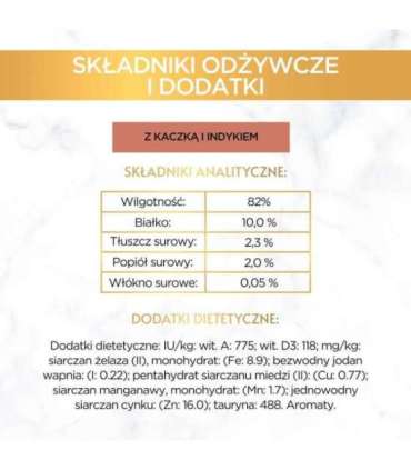 GOURMET GOLD - Casserole duck and turkey 85g