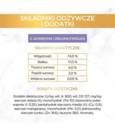 GOURMET GOLD - Savoury Cake with Lamb and Green Beans 85g