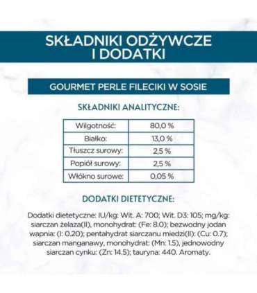 PURINA Gourmet Perle Mix - wet cat food - 60x85 g