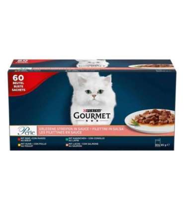 PURINA Gourmet Perle Mix - wet cat food - 60x85 g