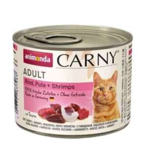 ANIMONDA Carny Adult Beef, turkey and shrimps - wet cat food - 200g