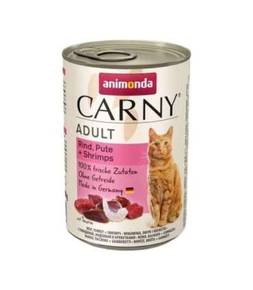 ANIMONDA Carny Adult Beef, turkey, shrimp - wet cat food - 400g