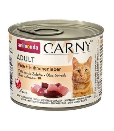 ANIMONDA Cat Carny Adult Turkey with chicken liver - wet cat food - 200 g