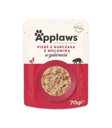 APPLAWS Chicken Breast with Beef in Jelly - wet cat food - 70g