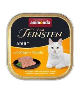 ANIMONDA Vom Feinsten Adult Poultry with pasta - wet cat food - 100g