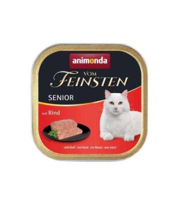ANIMONDA Vom Feinsten Senior Beef - wet cat food - 100g