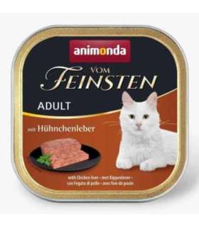 ANIMONDA Vom Feinsten Adult Chicken liver - wet cat food - 100g