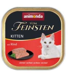 ANIMONDA Vom Feinsten Kitten Beef - wet cat food - 100g