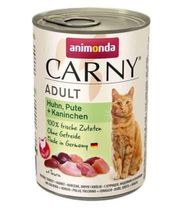 ANIMONDA Carny Adult Chicken, turkey, rabbit - wet cat food - 400g