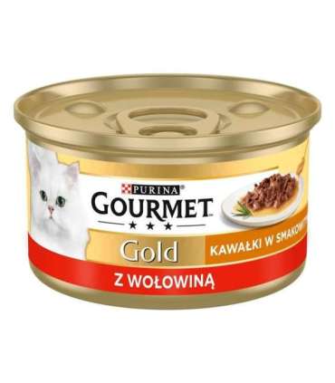 GOURMET Gold Sauce Delight Beef - wet cat food - 85 g
