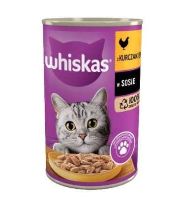 WHISKAS Chicken in sauce - wet cat food - 400g
