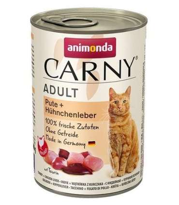ANIMONDA Cat Carny Adult Turkey with chicken liver - wet cat food - 400 g