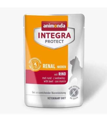 ANIMONDA Integra Protect Renal Nieren with Beef - Wet Food for Cats - 85g