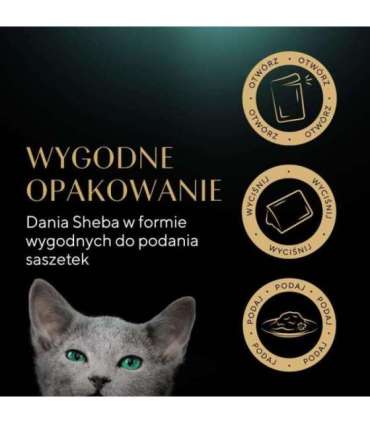 SHEBA Kitten Selection of Flavors in Sauce - wet cat food - 40x85 g