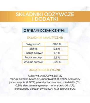 PURINA Gourmet Gold Succulent Delights Ocean fish - wet cat food - 85g