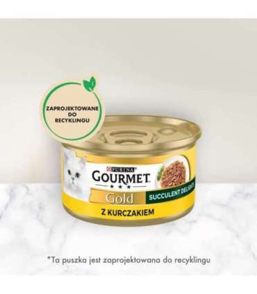 PURINA Gourmet Gold Succulent Delights Chicken - wet cat food - 85g