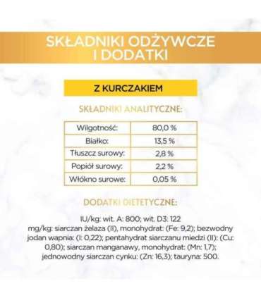 PURINA Gourmet Gold Succulent Delights Chicken - wet cat food - 85g