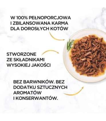 PURINA Gourmet Gold Succulent Delights Beef - wet cat food - 85g