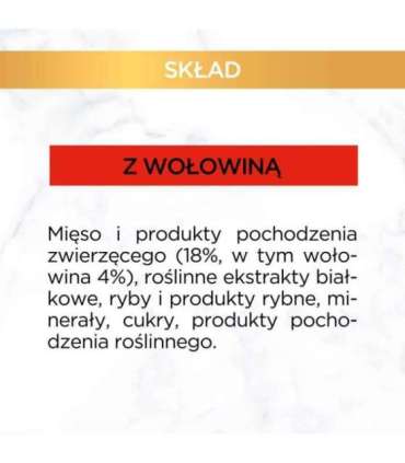 PURINA Gourmet Gold Succulent Delights Beef - wet cat food - 85g