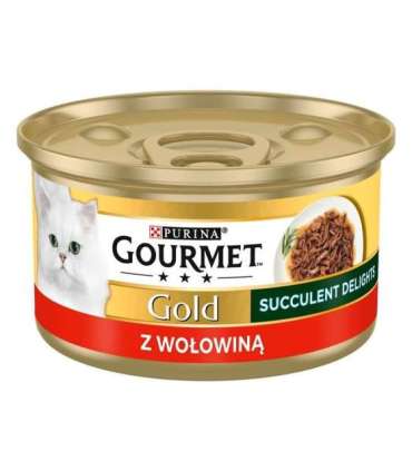 PURINA Gourmet Gold Succulent Delights Beef - wet cat food - 85g