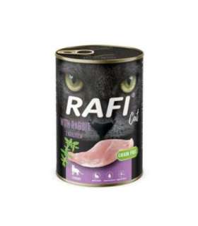 RAFI Cat Adult with rabbit - wet cat food - 400g