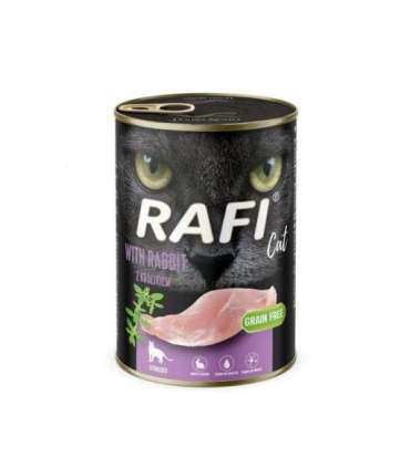RAFI Cat Adult with rabbit - wet cat food - 400g