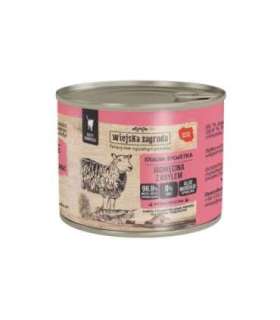 WIEJSKA ZAGRODA Lamb with krill - wet cat food - 200g