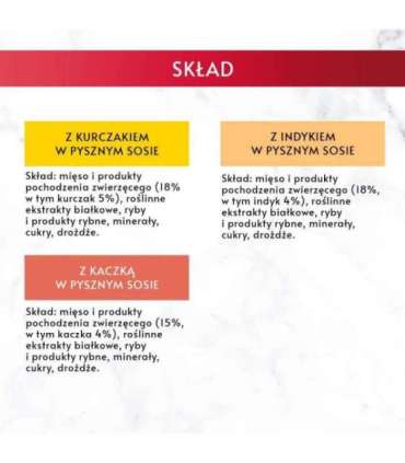 GOURMET Mon Petit Poultry Mix - wet cat food - 6 x 50 g