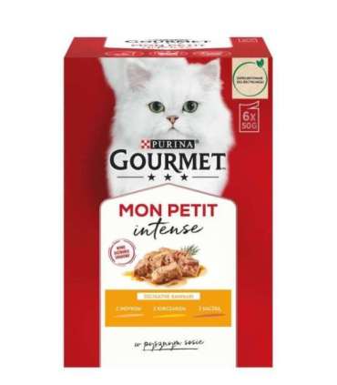 GOURMET Mon Petit Poultry Mix - wet cat food - 6 x 50 g