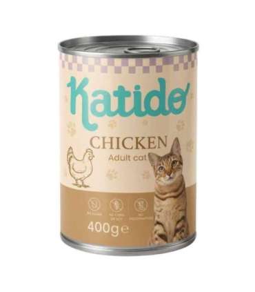 KATIDO Kurczak mokra karma dla kota 400g