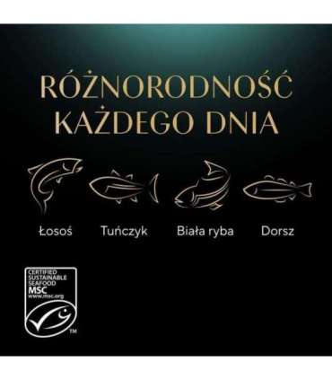 SHEBA Delicacy Fishy Flavours in jelly - wet cat food - 80x 85g